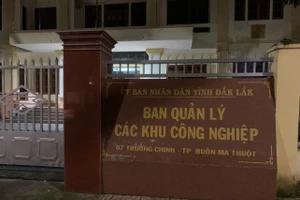 Ban Quản lý các khu công nghiệp tỉnh Đắk Lắk