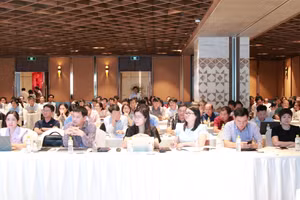 Đại biểu dự tập huấn công tác quản lý, sử dụng ngân sách, tài chính, tài sản công. (Ảnh: TT)