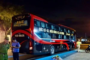 Hiện trường vụ tai nạn khiến 2 người tử vong.