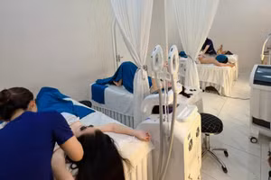 Ảnh cắt từ clip quảng cáo trên Facebook của Spa Tấm Matta.