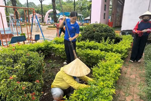 Trường học tại Đắk Lắk thực hiện các biện pháp phòng bệnh truyền nhiễm.