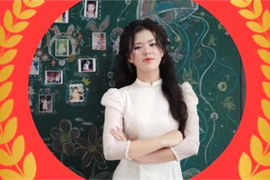 Em Trương Lê Huyền Trân (lớp 12A4), một trong số những thí sinh đạt điểm cao tại Kỳ thi tốt nghiệp THPT của nhà trường. (Ảnh: NVCC)
