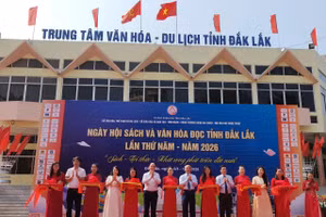 Đắk Lắk chính thức khai mạc ngày hội sách và văn hóa đọc 2026. (Ảnh: TH)