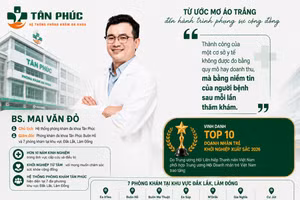 Bác sĩ Mai Văn Đỏ, Chủ tịch Hệ thống phòng khám đa khoa Tân Phúc.
