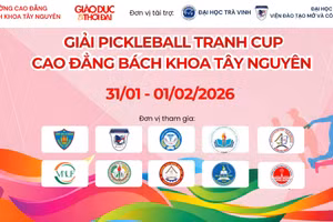 100 vận động viên sẽ tranh tài tại Pickleball Cup Cao đẳng Bách khoa Tây Nguyên 2026.