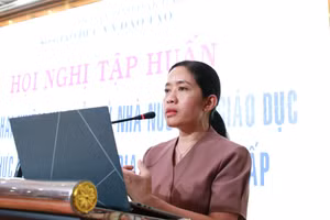 TS Lê Thị Thanh Xuân - Giám đốc Sở GD&ĐT Đắk Lắk. (Ảnh: Thành Tâm)