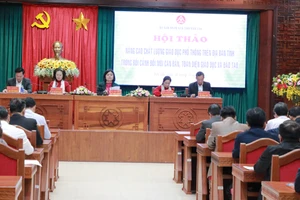 Chủ trì Hội thảo. (Ảnh: TT)