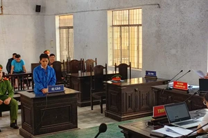 Bị cáo Y Thinh Niê tại phiên tòa. (Ảnh: PA)