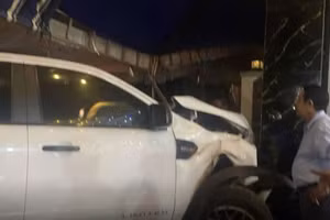 Hiện trường vụ tai nạn. (Ảnh: CTV)