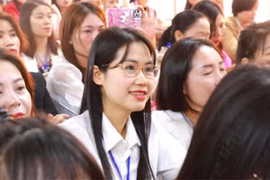 Giáo viên tại TP Buôn Ma Thuột tham dự thi dạy giỏi tỉnh Đắk Lắk. (Ảnh: TT)