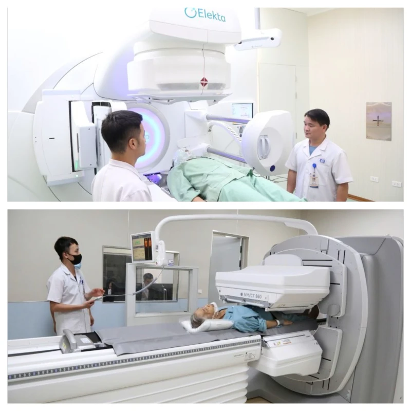 Với hệ thống máy Gia tốc Versa HD điều trị ung thư thế hệ mới nhất được trang bị từ năm 2025 và máy xạ hình SPECT/CT thế hệ mới được trang bị từ năm 2024, góp phần nâng cao hiệu quả điều trị ung thư tại Trung tâm Ung bướu (Bệnh viện Đa khoa tỉnh Phú Thọ). b.png