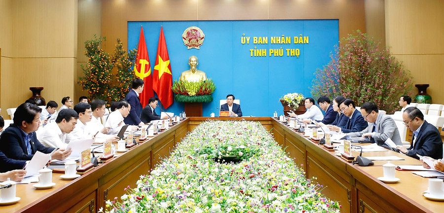 Quang cảnh buổi họp (ảnh Huyền Trang).