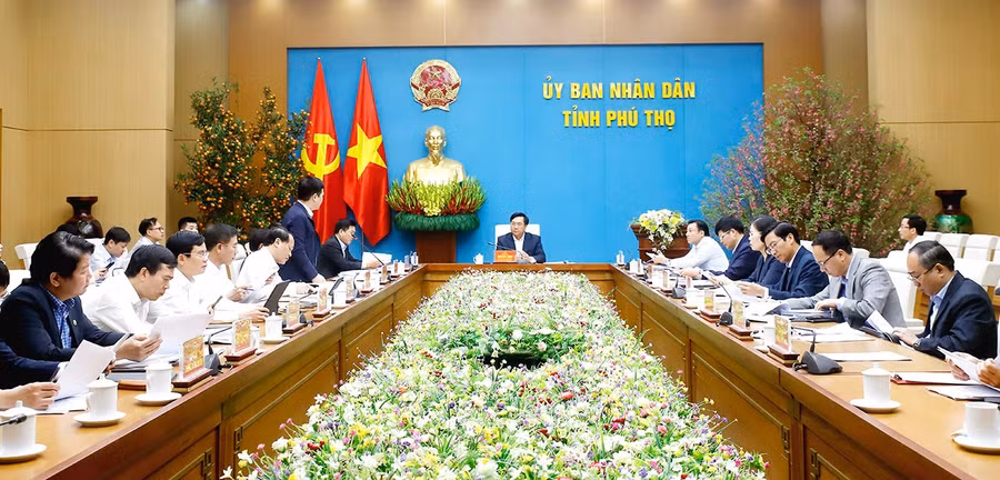 Quang cảnh buổi họp (ảnh Huyền Trang).