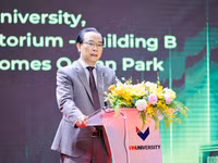 Bộ trưởng Hoàng Minh Sơn phát biểu tại Chương trình.
