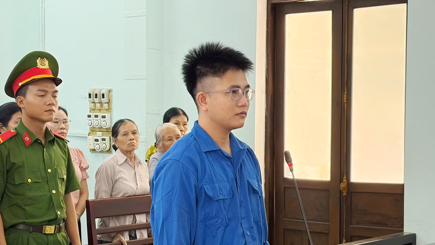 Bị cáo Nguyễn Duy Nhật tại phiên tòa.