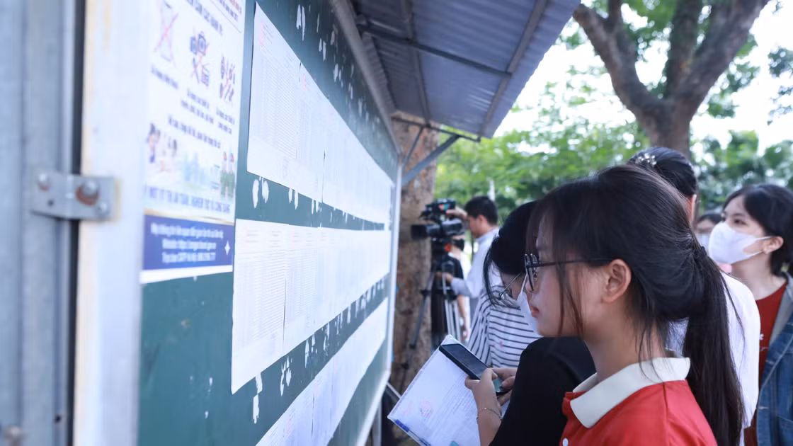 Thí sinh tham dự Kỳ thi tốt nghiệp THPT năm 2026 tại Hà Nội. 