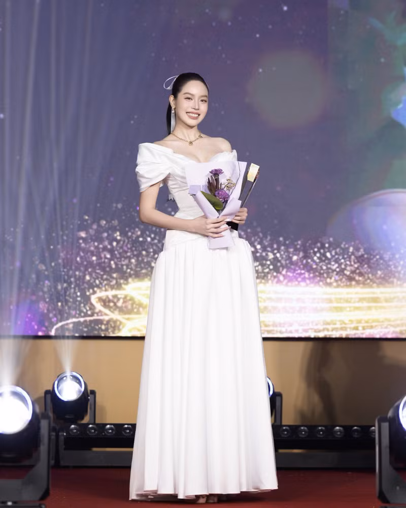 Việc Hoa hậu Thanh Thủy được xướng tên ở hạng mục này được đánh giá là kết quả thuyết phục sau hành trình cô đăng quang Hoa hậu Quốc tế 2024. thanh-thuy-1.jpg