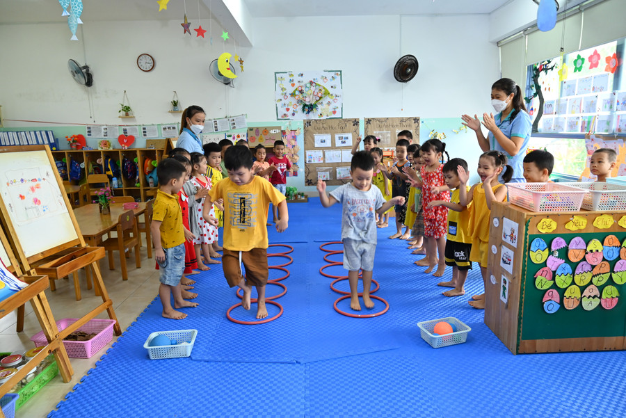 Hoạt động chăm sóc giáo dục tại Trung tâm OneSky.