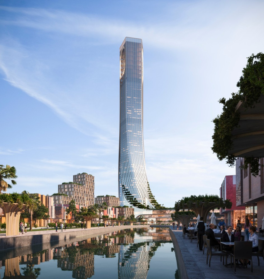Phối cảnh tòa tháp 69 tầng, cao thứ 2 Việt Nam. thiet-ke-thap-bieu-tuong-da-nang-downtown.jpg