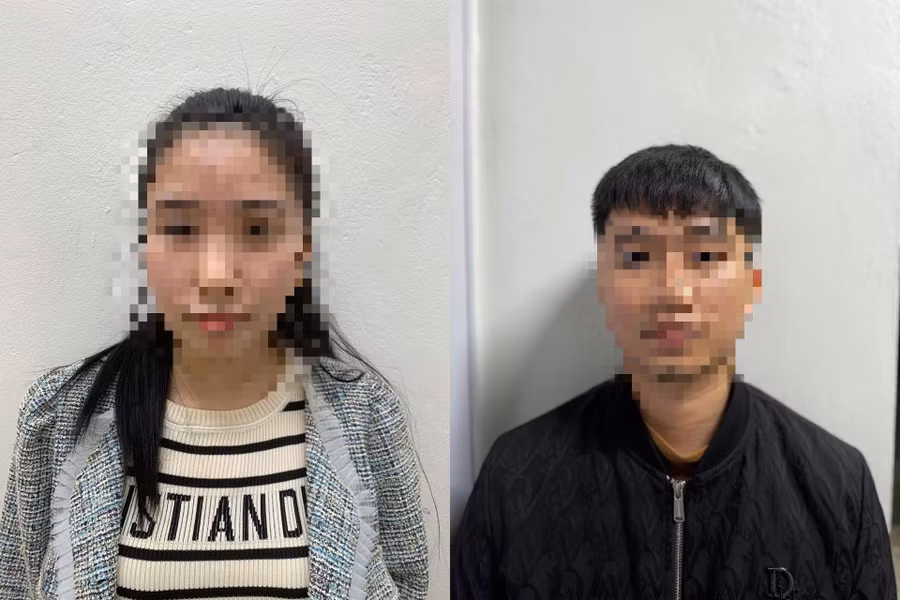 Những kẻ cầm đầu đường dây tại cơ quan Công an. Ảnh: CA