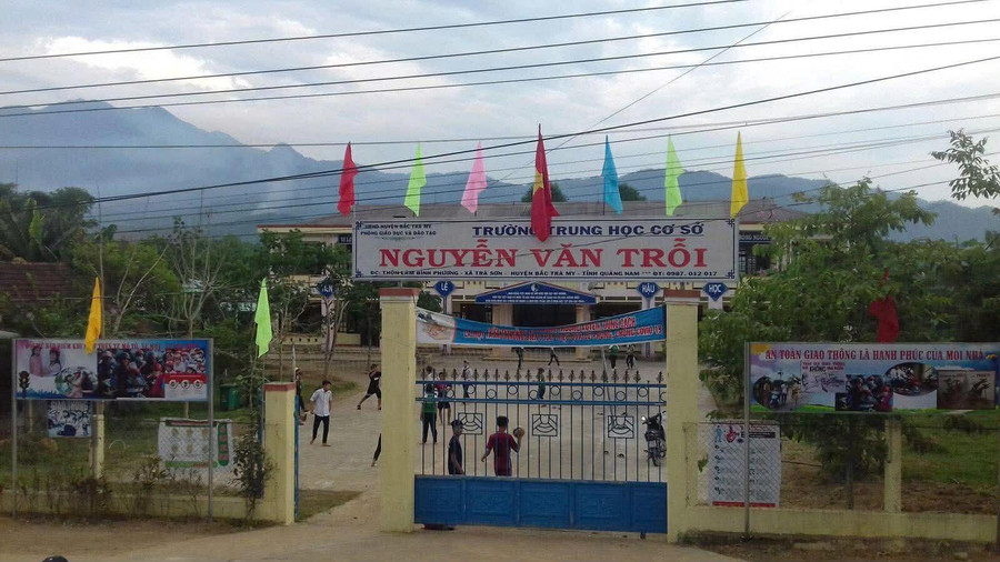 Trường THCS Nguyễn Văn Trỗi (xã Trà My, TP Đà Nẵng). 