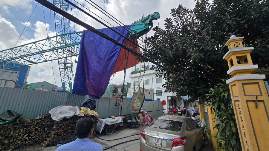 Hiện trường vụ việc. 