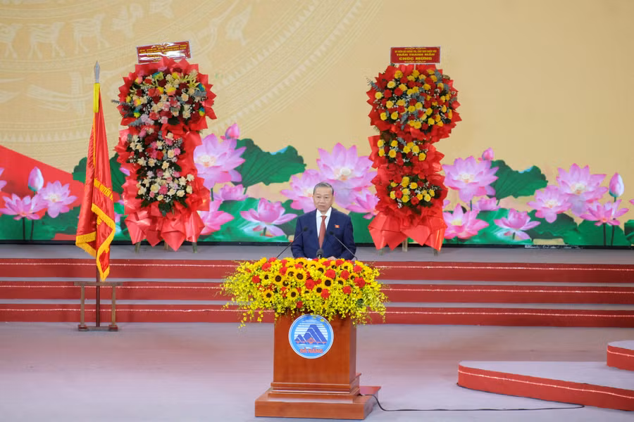 Tổng Bí thư Tô Lâm dự và phát biểu tại Lễ kỷ niệm 95 năm ngày thành lập Đảng bộ TP Đà Nẵng (28/3/1930 – 28/3/2025) và Kỷ niệm 50 năm ngày giải phóng TP Đà Nẵng (29/3/1975 - 29/3/2025).