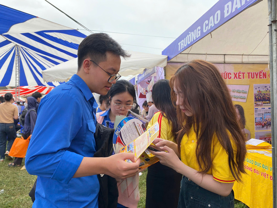 Tư vấn cho học sinh nhằm định hướng, chọn ngành nghề phù hợp với năng lực của bản thân.
