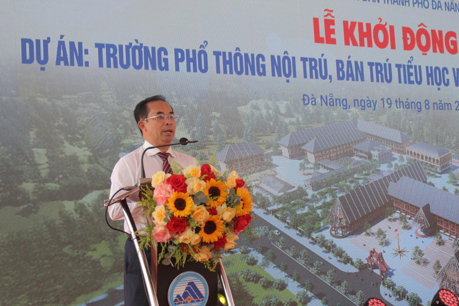 Ông Trần Anh Tuấn - Phó Chủ tịch UBND TP Đà Nẵng phát biểu tại lễ khởi động. ca96e44b199291ccc8832.jpg