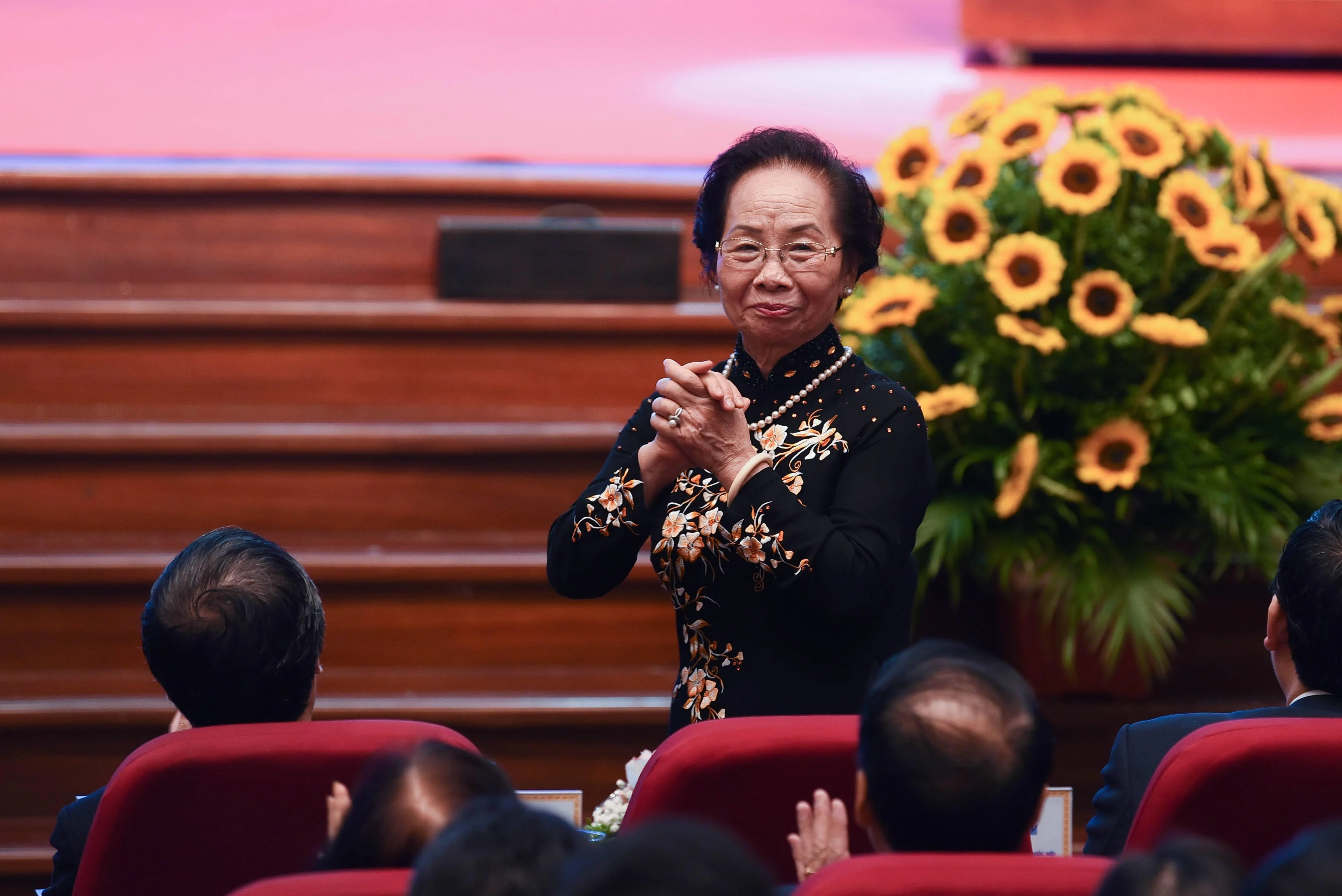 Bà Nguyễn Thị Doan - Nguyên Phó Chủ tịch nước, Chủ tịch Hội Khuyến học Việt Nam.