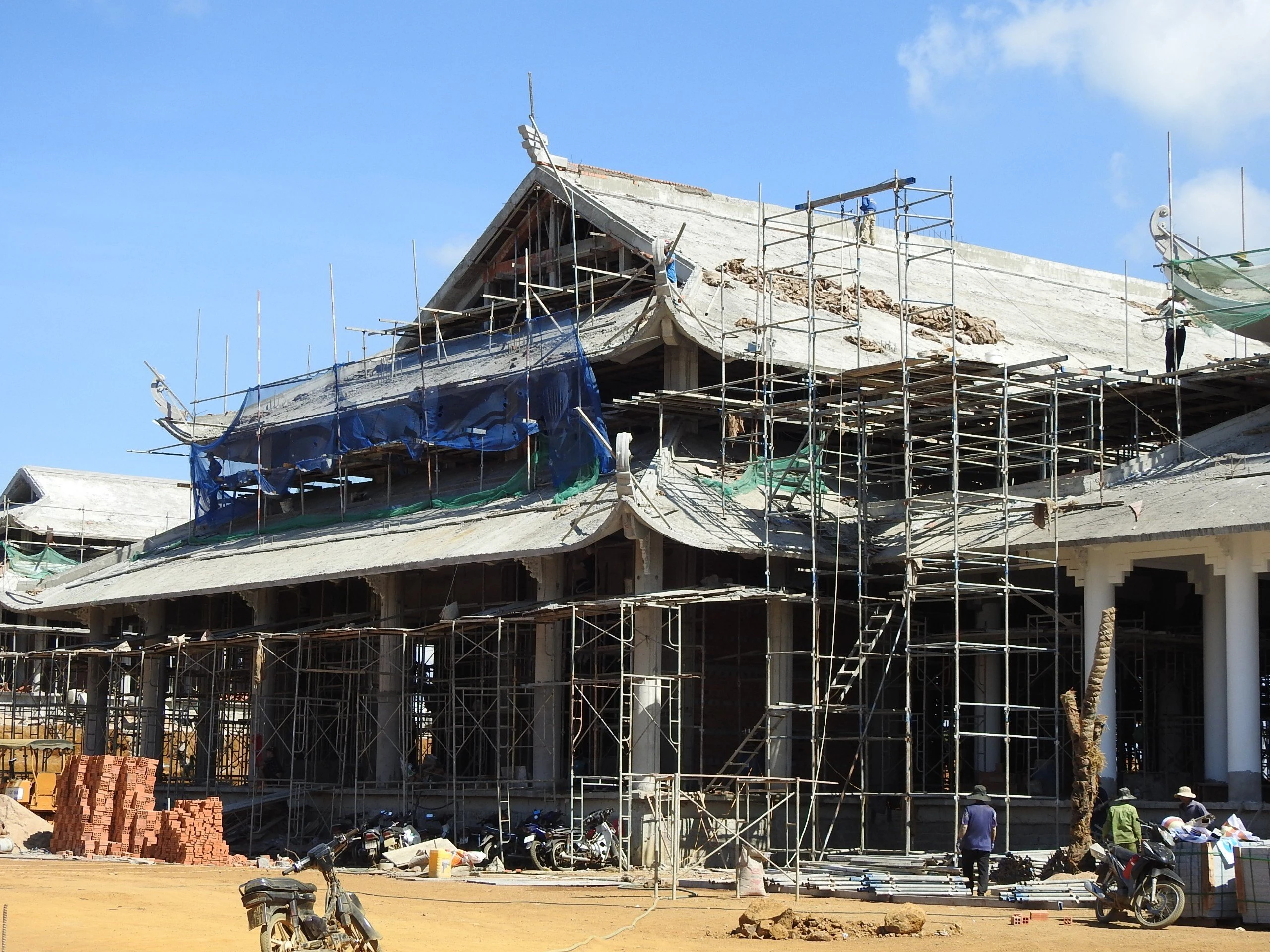 Thiền viện Trúc Lâm Phú Yên đang dần được hoàn thiện.