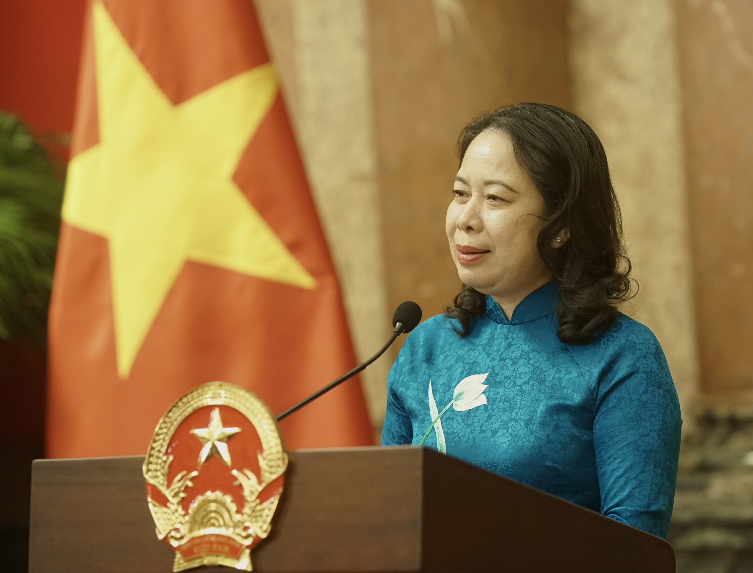 Phó Chủ tịch nước Võ Thị Ánh Xuân đặc biệt biểu dương ngành Giáo dục đã bền bỉ tạo điều kiện để học sinh được thể hiện tài năng. Phó Chủ tịch nước Võ Thị Ánh Xuân đặc biệt biểu dương ngành Giáo dục đã bền bỉ tạo điều kiện để học sinh được thể hiện tài năng.