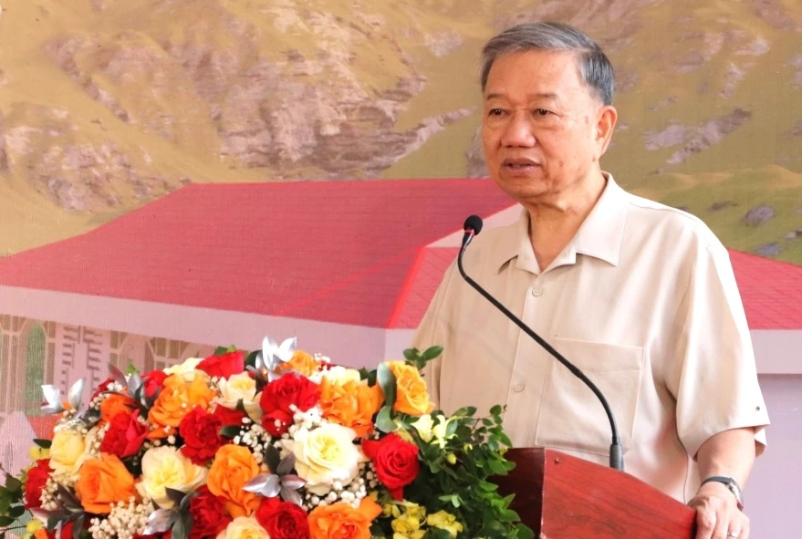 Chủ tịch nước Tô Lâm phát biểu tại buổi lễ.