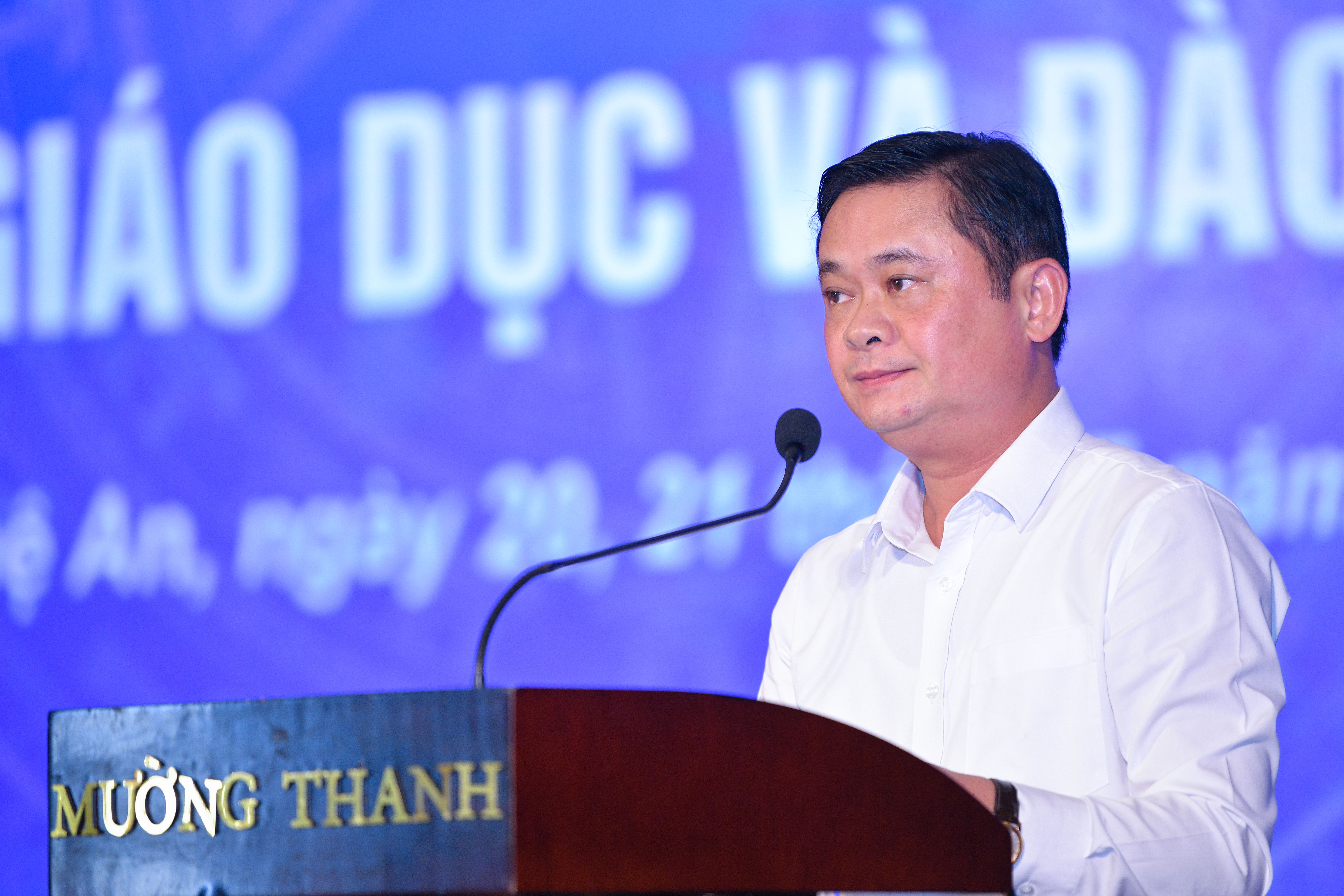 Ông Thái Thanh Quý – Bí thư tỉnh ủy Nghệ An phát biểu tại Hội nghị.