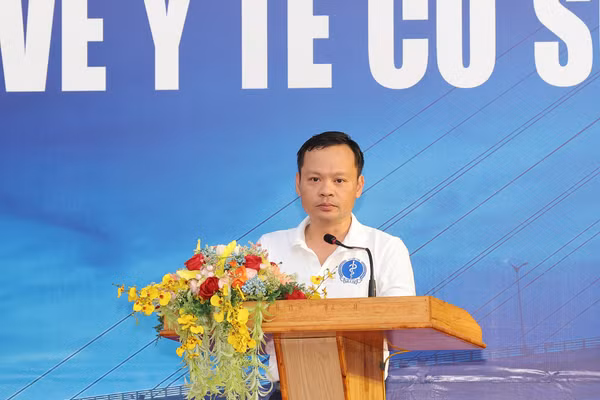PGS.TS.BS Hoàng Quốc Cường - Giám đốc Sở Y tế TP Cần Thơ phát biểu tại sự kiện.