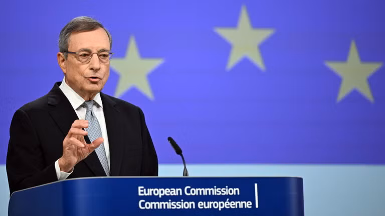 Cựu chủ tịch Ngân hàng Trung ương Châu Âu Mario Draghi 