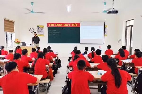 Trường THCS Sa Đéc ứng dụng công nghệ số trong dạy và học.