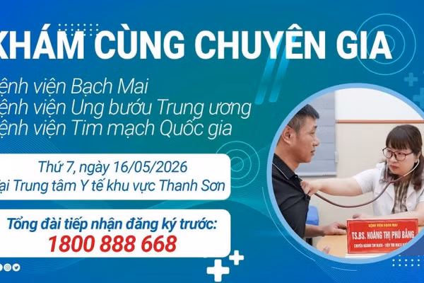 Trung tâm Y tế khu vực Thanh Sơn tăng cường kết nối với chuyên gia tuyến Trung ương.