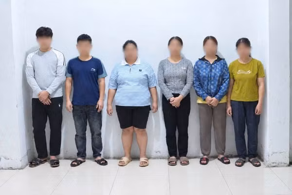 Các đối tượng liên quan đến vụ án (Ảnh: Công an tỉnh Phú Thọ cung cấp).