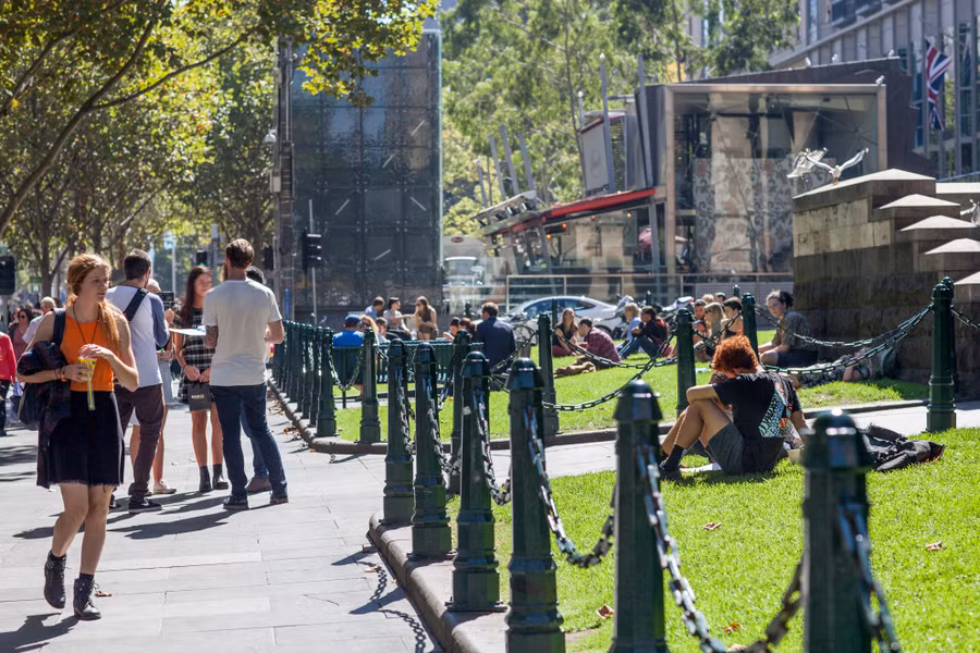 Nhu cầu sử dụng phương tiện cơ giới tại Melbourne giảm.