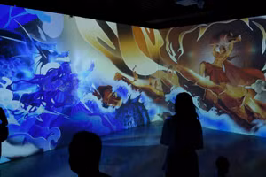 Dự án “Kỳ mộng dân gian” do nhóm sinh viên Học viện Báo chí và Tuyên truyền phối hợp với X Space Immersive thực hiện - Ảnh: BTC.