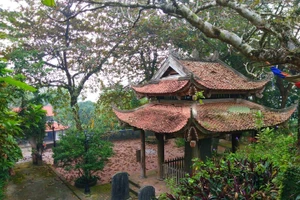 Nhà bia chùa Đọi Sơn – nơi đặt bia tháp Sùng Thiện Diên Linh do vua Lý Nhân Tông chỉ đạo tạo tác.