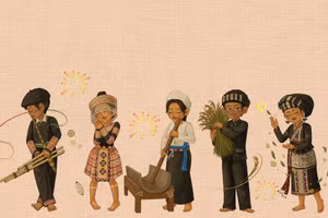 Khám phá văn hóa 54 dân tộc qua triển lãm ‘Y – Thực – Hội’