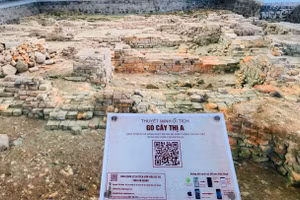 Khu di tích Óc Eo - Ba Thê được đánh giá nổi bật nhất trong khu vực Đồng bằng sông Cửu Long - Ảnh ITN.