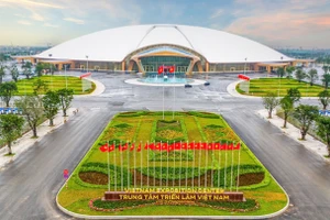 Trung tâm Triển lãm Quốc gia - nơi diễn ra nhiều sự kiện xung quanh ‘Triển lãm thành tựu Đất nước’.