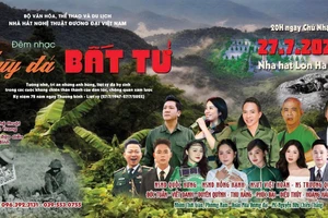 Đêm nhạc ‘Lũy đá bất tử’ với chủ đề "Tri ân người lính bằng những thanh âm".