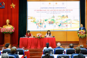 “Lễ hội Văn hóa Thế giới tại Hà Nội” lần thứ nhất sẽ diễn ra từ 3 - 5/10 tại Khu di tích Trung tâm Hoàng thành Thăng Long.