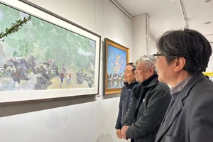 Triển lãm diễn ra đến hết ngày 1/3 tại Trung tâm thông tin văn hóa Hồ Gươm.