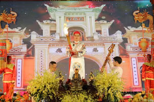 Một giá hầu dự thi của CLB Văn ca chúc thánh Bắc Ninh- Ảnh: Báo Bắc Ninh