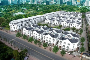 Eurowindow Twin Parks được kiến tạo như một công viên xanh, nằm đối diện với công viên trung tâm Gia Lâm rộng 30ha, tạo nên đô thị “hai công viên” độc đáo. Ảnh: Eurowindow Holding